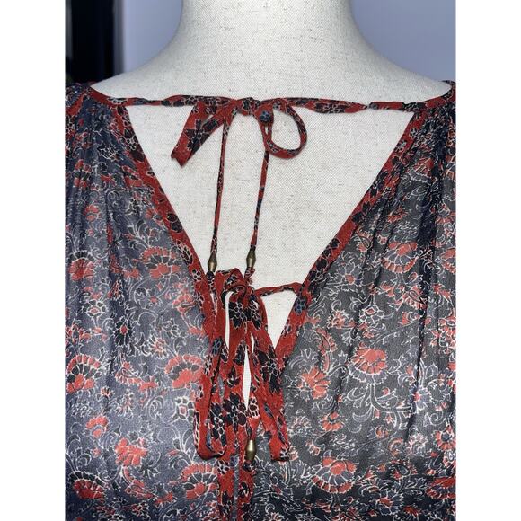 Ulla Johnson Women’s Long Sleeve 100% Silk Blouse Size 2 Us Sold Out EUC - Picture 6 of 8